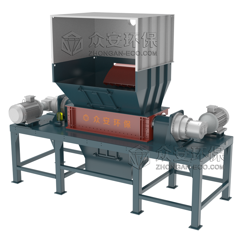 Промышленные шредеры с защитой от перегрузки для переработки твердых отходов 